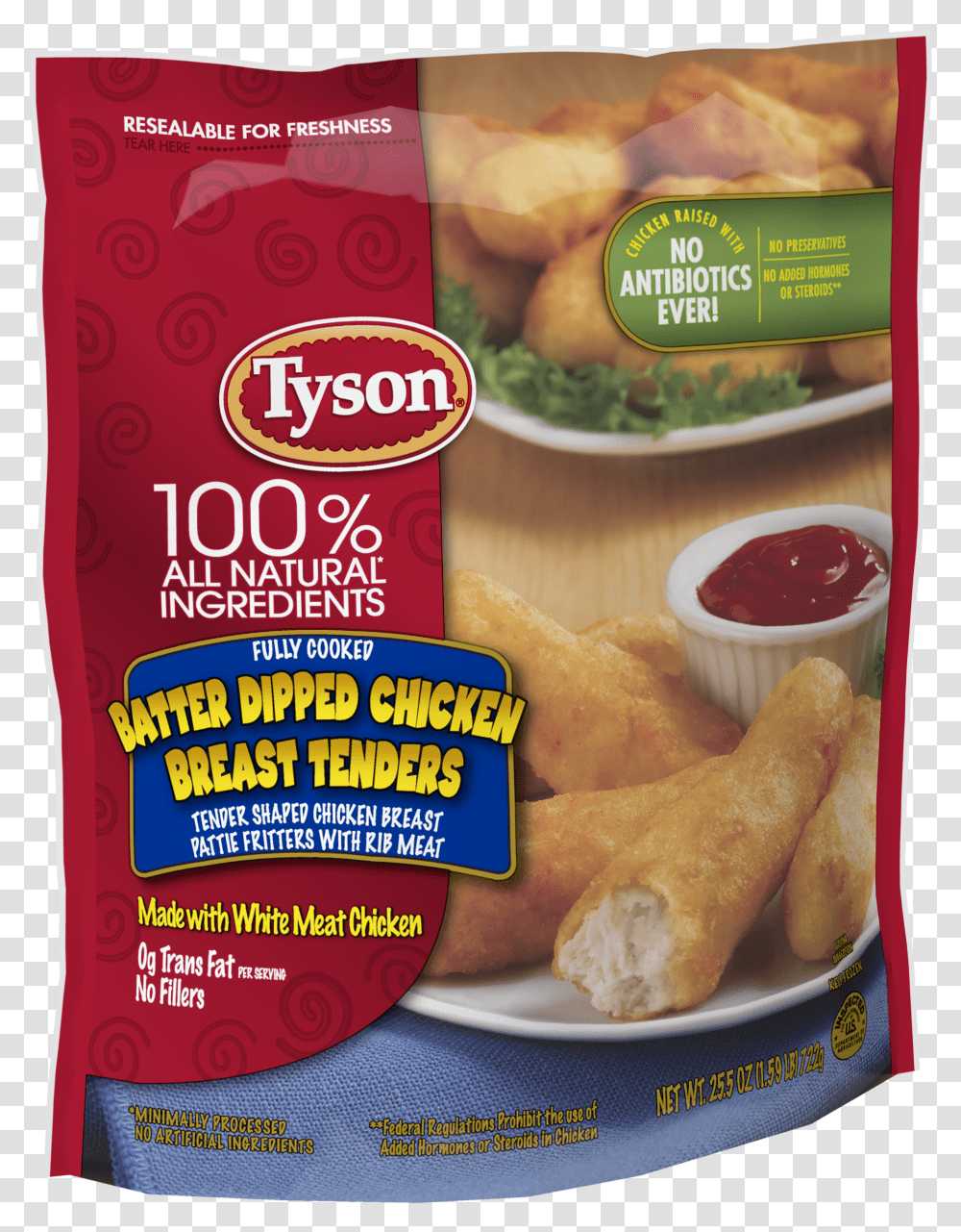 Tyson Batter Dipped Chicken Breast Tenders Transparent Png