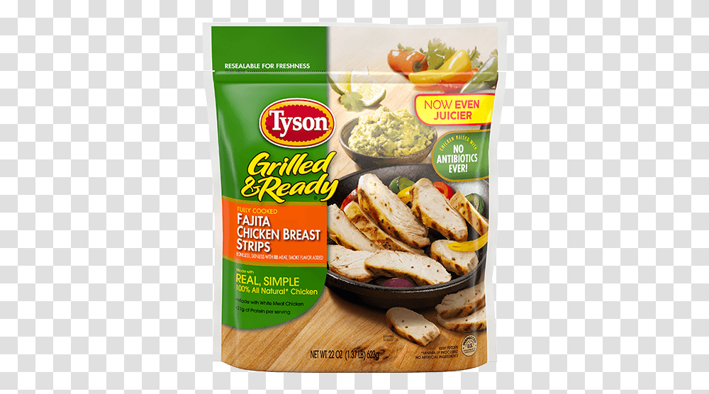 Tyson Chicken Fajita Strips 22 Oz, Lunch, Meal, Food, Plant Transparent Png