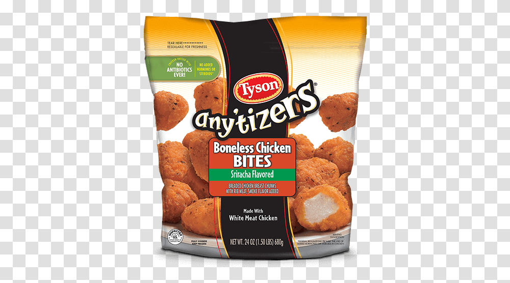 Tyson Chicken Twists, Fried Chicken, Food, Nuggets, Bread Transparent Png