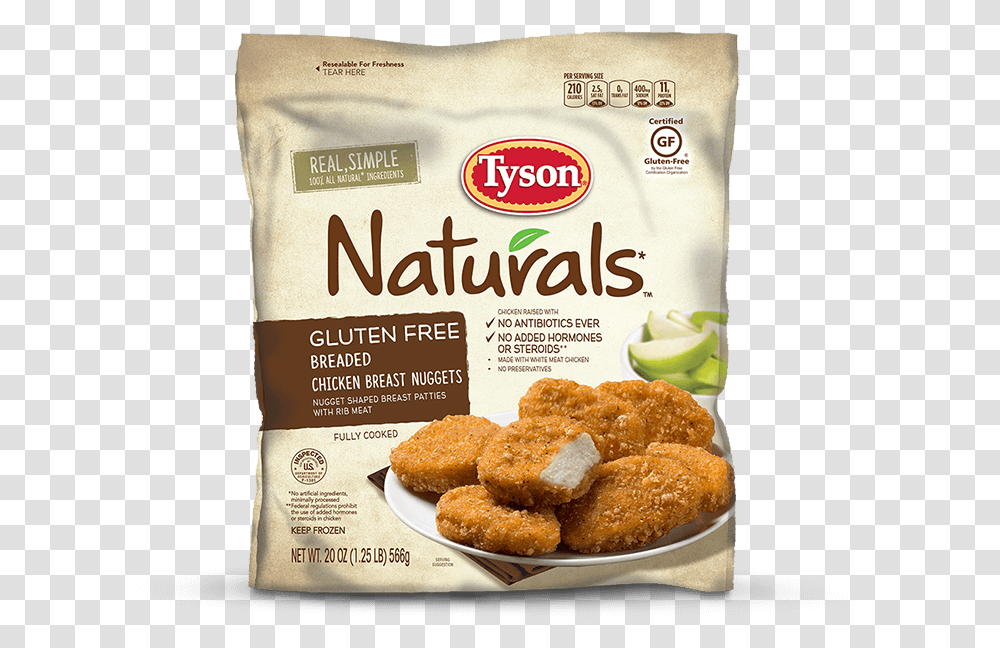 Tyson Naturals Chicken Nuggets, Fried Chicken, Food Transparent Png