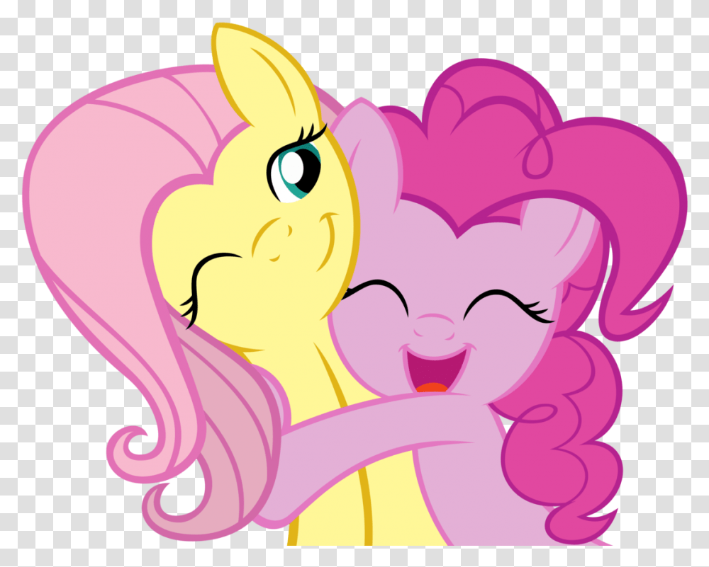 Tyumblrr 2w Google Search On We Heart It My Little Pony Pinkie Pie And Fluttershy Hug, Graphics, Purple, Toy, Doodle Transparent Png