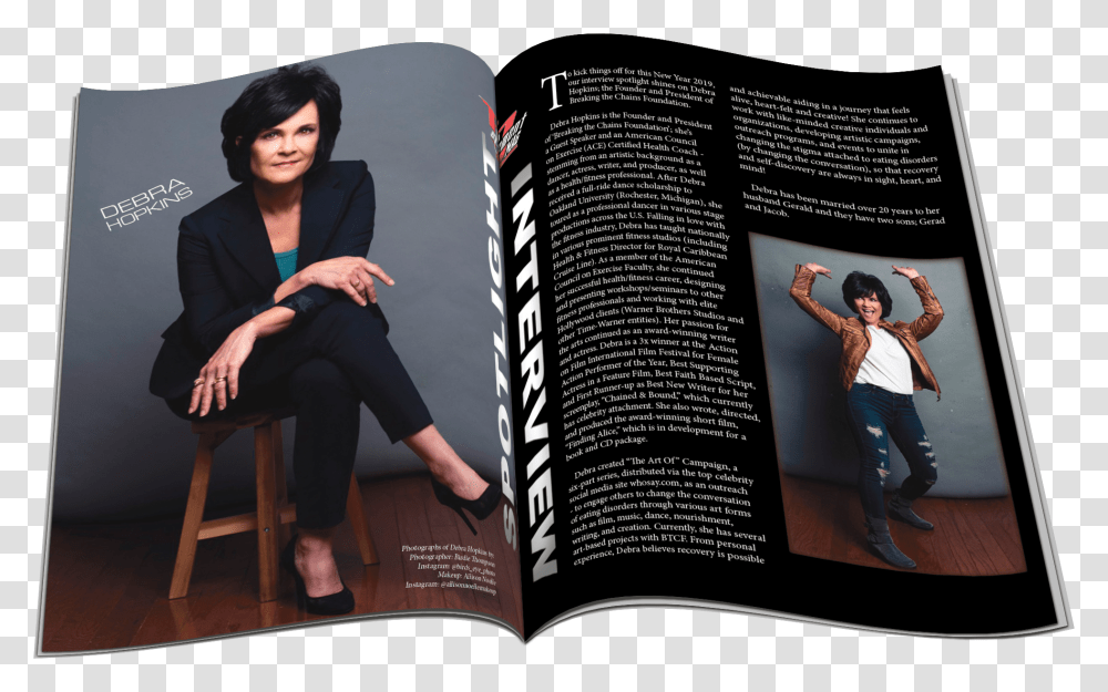 Tzelement Magazine January 2019 Debra Hopkins Magazine, Book, Person, Human, Advertisement Transparent Png