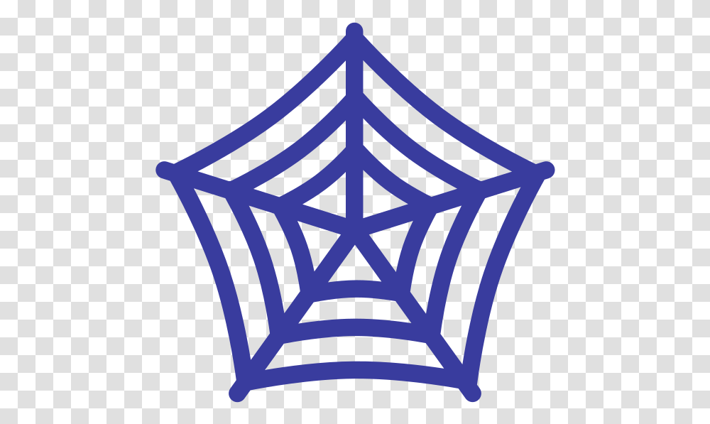 U 1 F 578 Spiderweb Spider Web, Rug, Triangle, Star Symbol Transparent Png