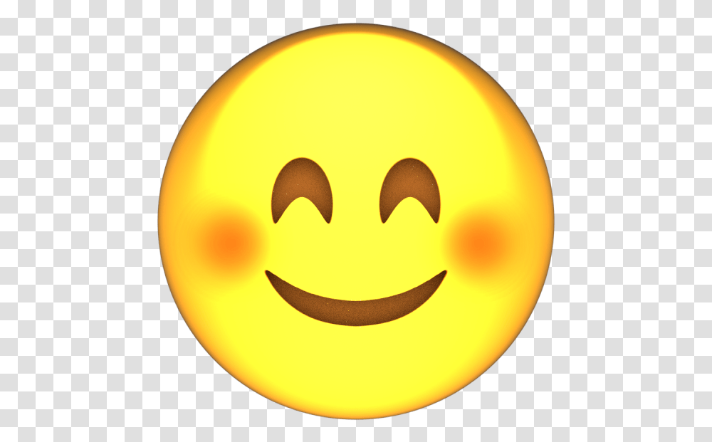 U 1f60a Smiling Face With Smiling Eyes Smiley Fine Emoji Face, Pac Man, Balloon, Halloween, Sphere Transparent Png