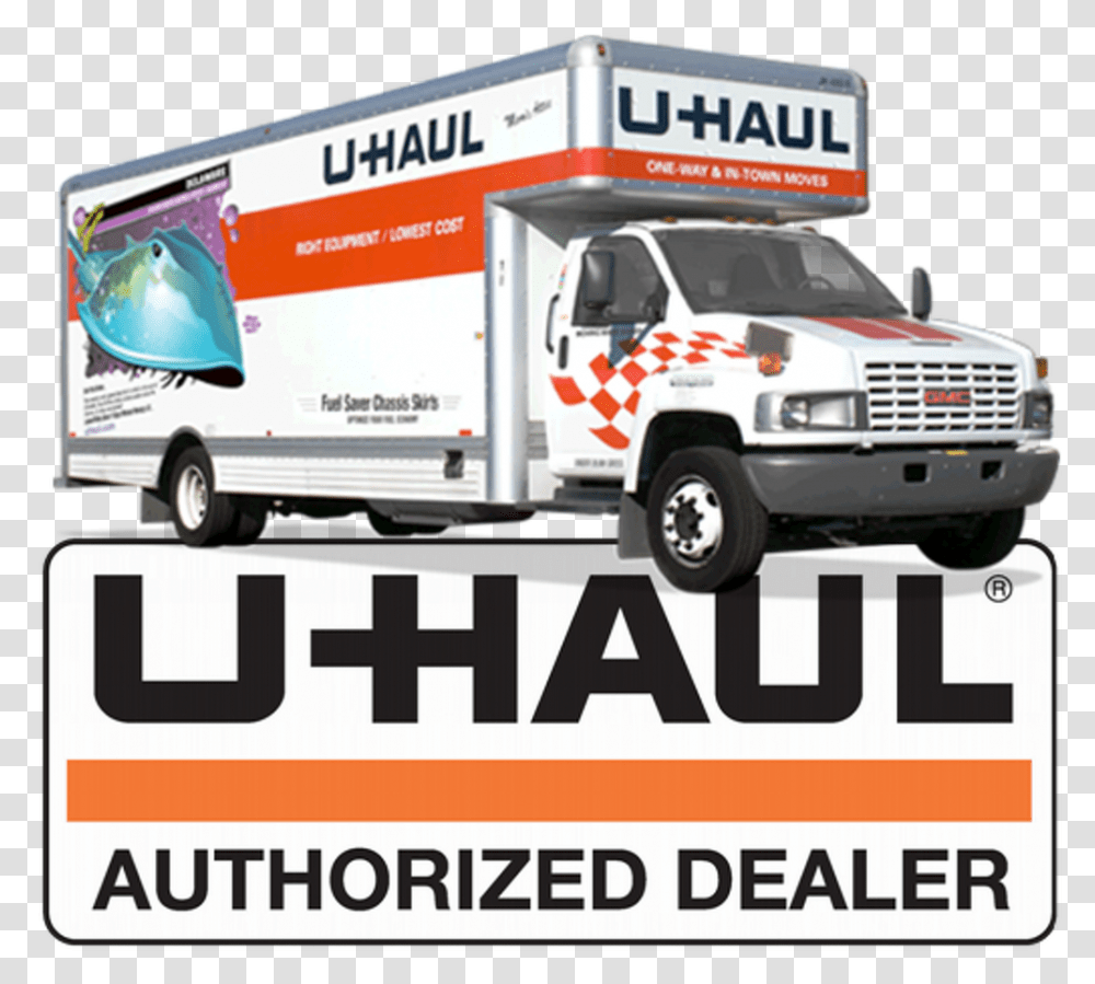 U Haul Neighborhood Dealer, Truck, Vehicle, Transportation, Advertisement Transparent Png
