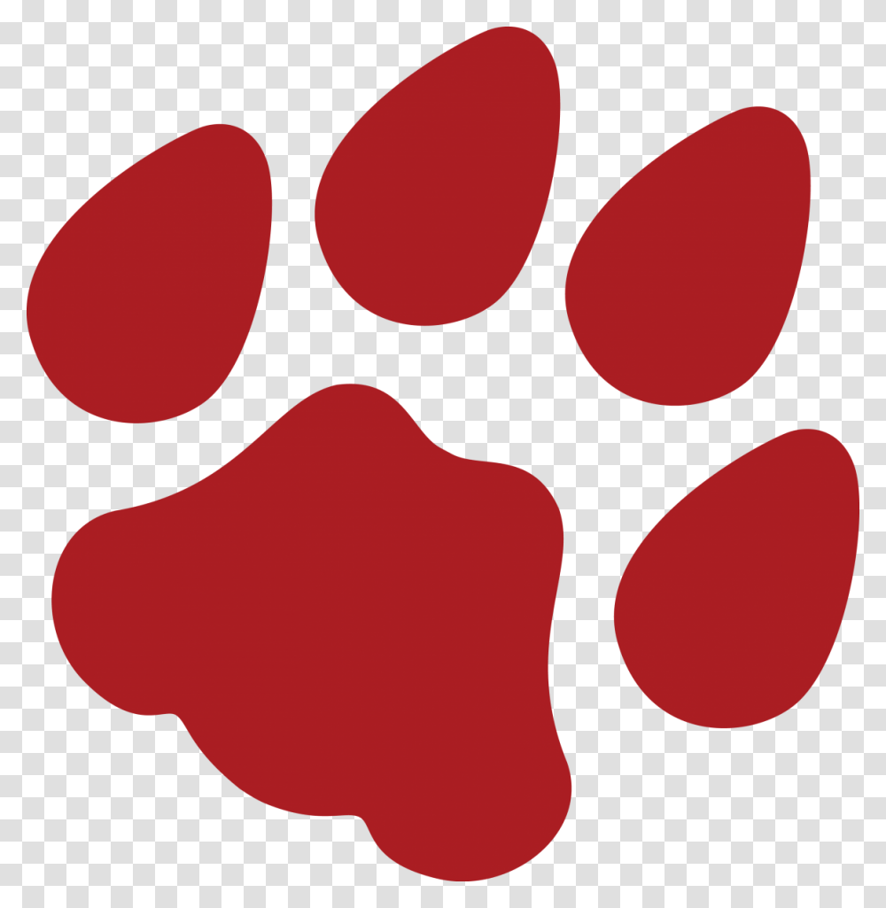 U Of A Paw Print, Heart, Mouth, Lip, Weapon Transparent Png