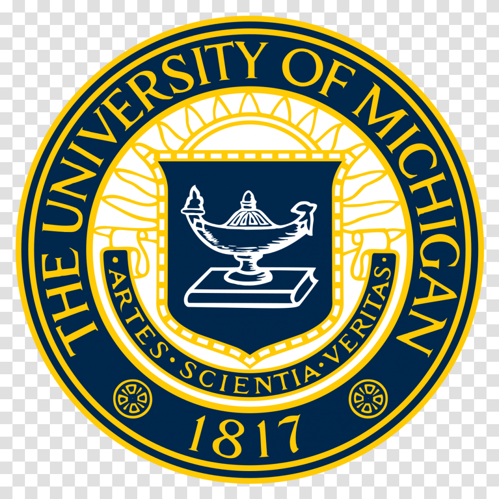 U Of M Football Logo Logodix University Of Michigan Ann Arbor Logo, Symbol, Trademark, Emblem, Text Transparent Png
