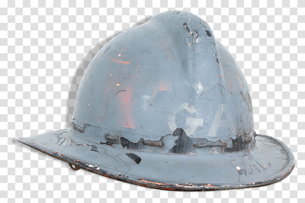 U S A Firefighters Helmet Vintage 1940sSrc Hard Hat, Apparel, Hardhat, Crystal Transparent Png