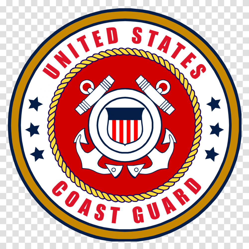 U S Coast Guard Emblem Coastguard Logo United States Coast, Trademark, Badge Transparent Png