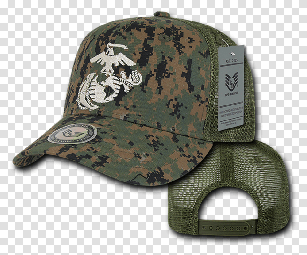 U S Marine Corps Cap Back To Basics Trucker Cap, Apparel, Hat, Baseball Cap Transparent Png