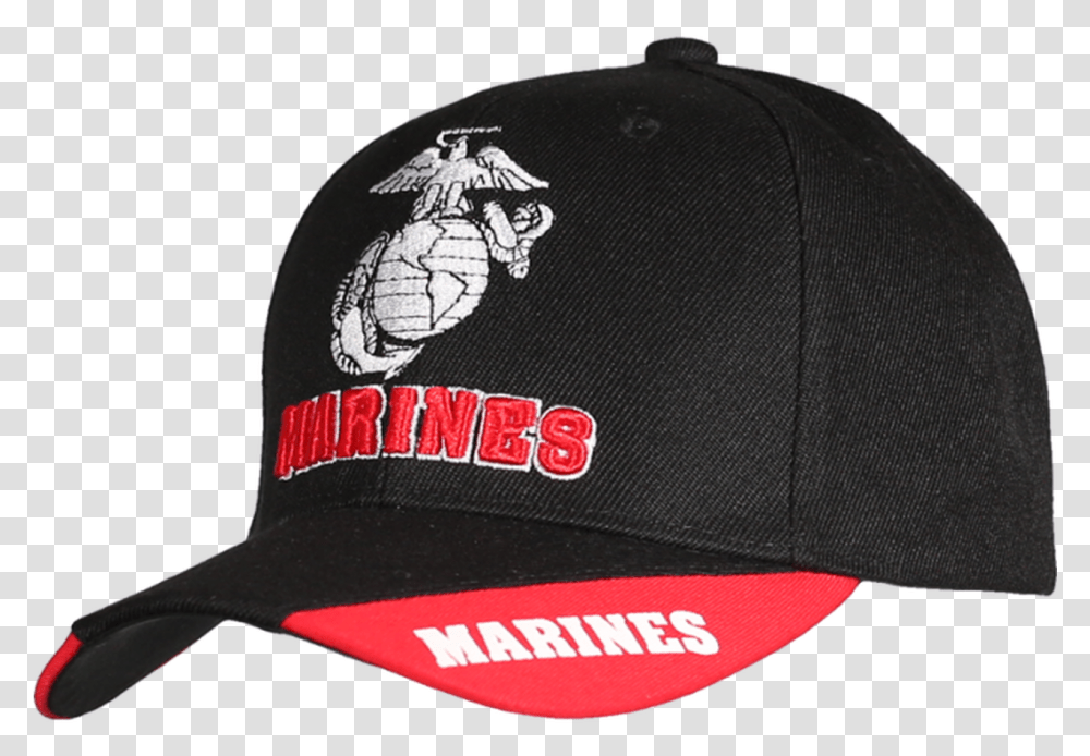 U S Marines Cap 3 Way Style Eagle Globe Bon Infantil Red Bull, Apparel, Baseball Cap, Hat Transparent Png