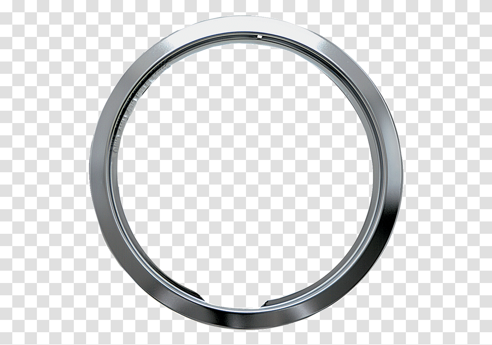 U Style E Small Heavy Duty Chrome Trim Ring Range Bangle, Platinum, Silver, Accessories, Accessory Transparent Png