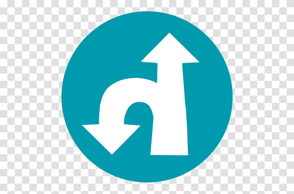 U Turn Left Straight Ahead, Sign, Recycling Symbol, First Aid Transparent Png