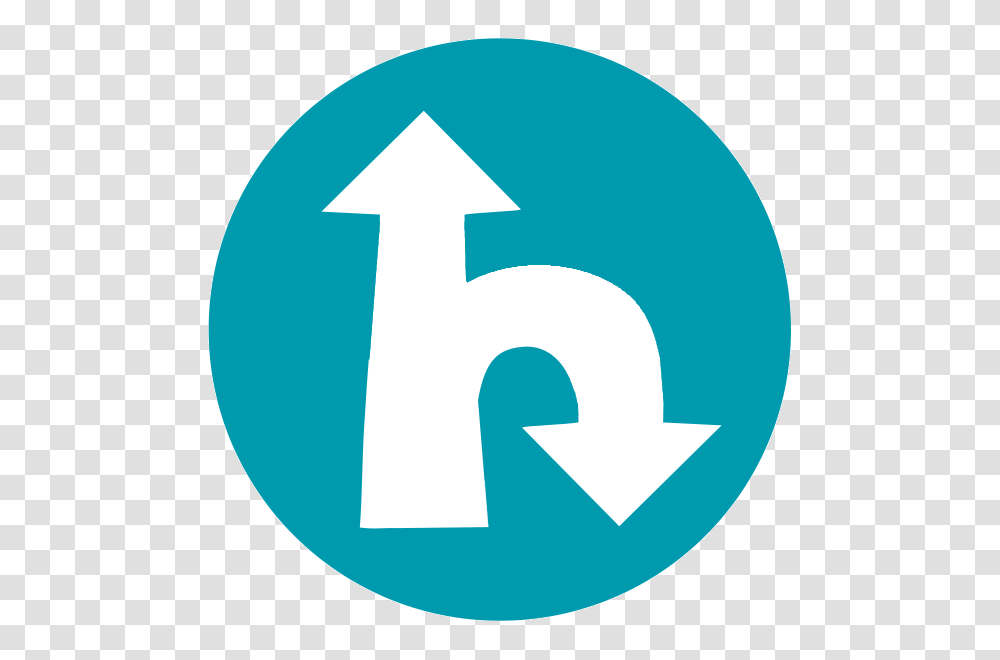U Turn Right Straight Ahead, Number, Sign Transparent Png