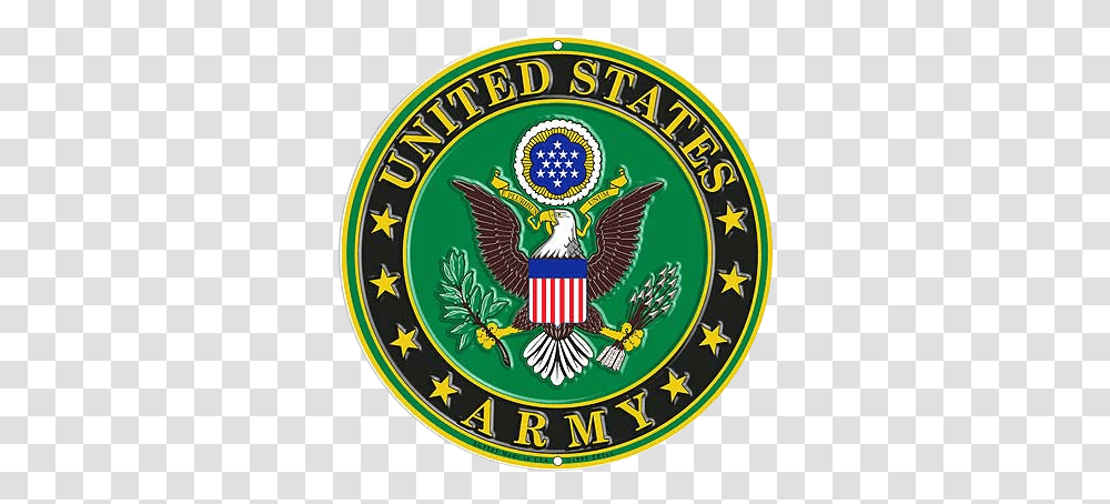 U Us Army Seal Logo, Symbol, Trademark, Emblem, Badge Transparent Png