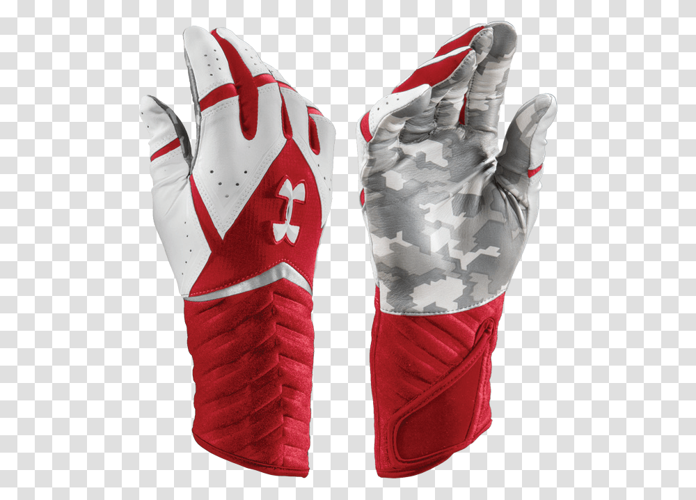 Ua Highlight Batting Gloves Under Armour Outfield Gloves, Apparel, Person Transparent Png