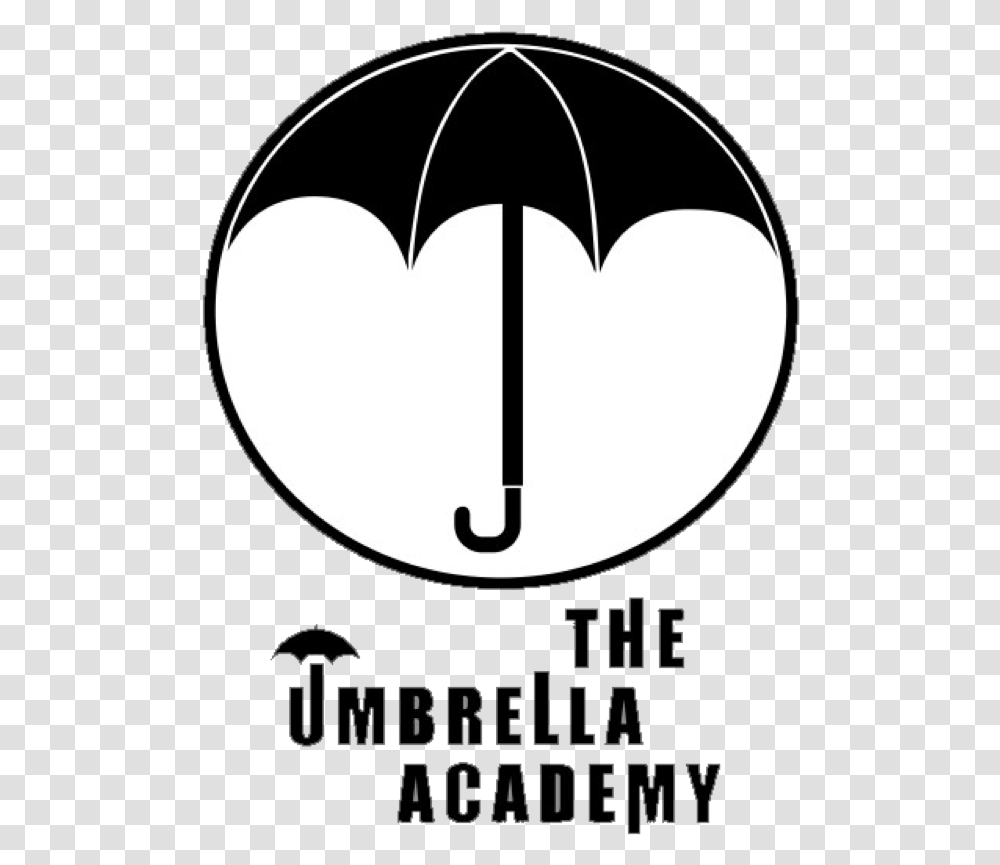 Ua Umbrellaacademy Umbrella Academy Sticker By Annie Umbrella, Text, Silhouette, Symbol, Canopy Transparent Png
