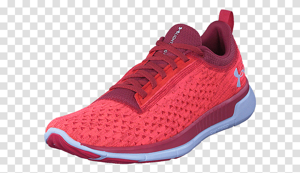 Ua W Lightning 2 Red Sneakers, Clothing, Apparel, Shoe, Footwear Transparent Png