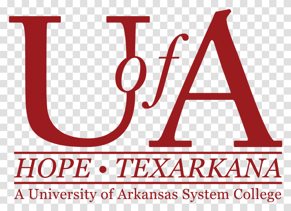 Uaht Logo Red Community College Of Hope Texarkana, Poster, Alphabet, Word Transparent Png