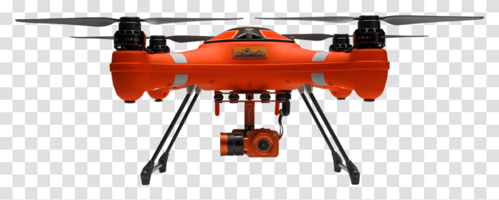 Uav Swellpro Splash Drone 3 Cena, Helicopter, Aircraft, Vehicle, Transportation Transparent Png