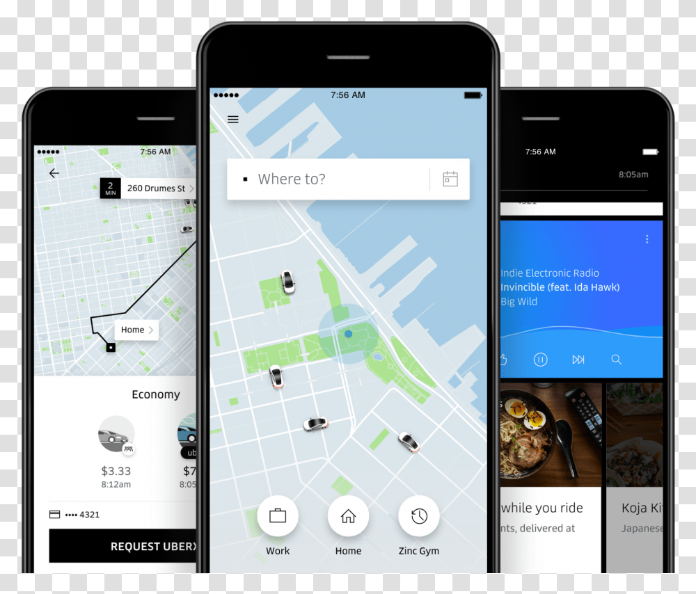 Uber 2Class Img Responsive Owl First Image Owl Uber App, Mobile Phone, Electronics, Cell Phone, GPS Transparent Png