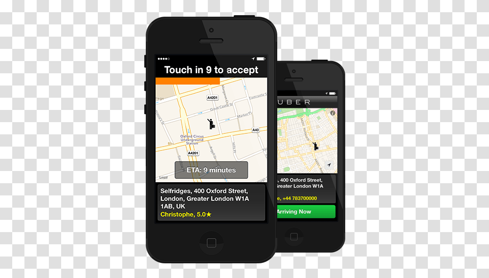 Uber Its Investment In Iphone, GPS, Electronics, Mobile Phone, Cell Phone Transparent Png