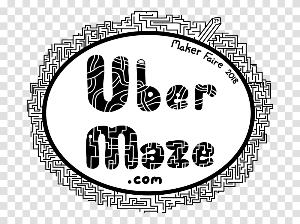 Uber Maze Download Circle, Label, Sticker, Logo Transparent Png