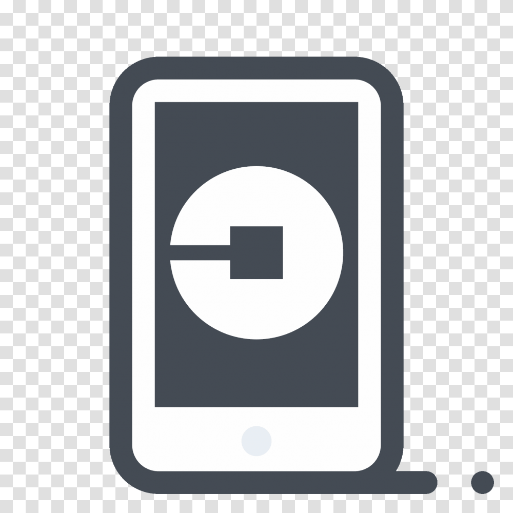 Uber Mobile App Icon, Electronics, Phone, Mobile Phone, Cell Phone Transparent Png