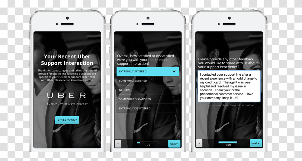 Uber Survey Email For Feedback Iphone, Mobile Phone, Electronics, Cell Phone, Person Transparent Png