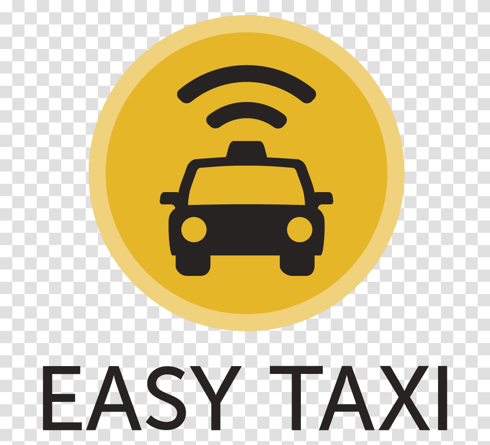 Uber Taxi Logo Logodix Easy Taxi, Label, Text, Poster, Advertisement Transparent Png