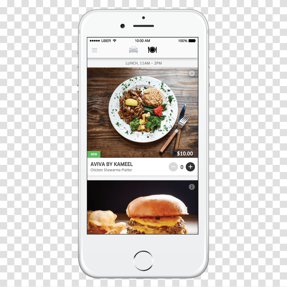 Ubereats Promo Code Uber Eat App Interface, Burger, Food, Plant, Produce Transparent Png