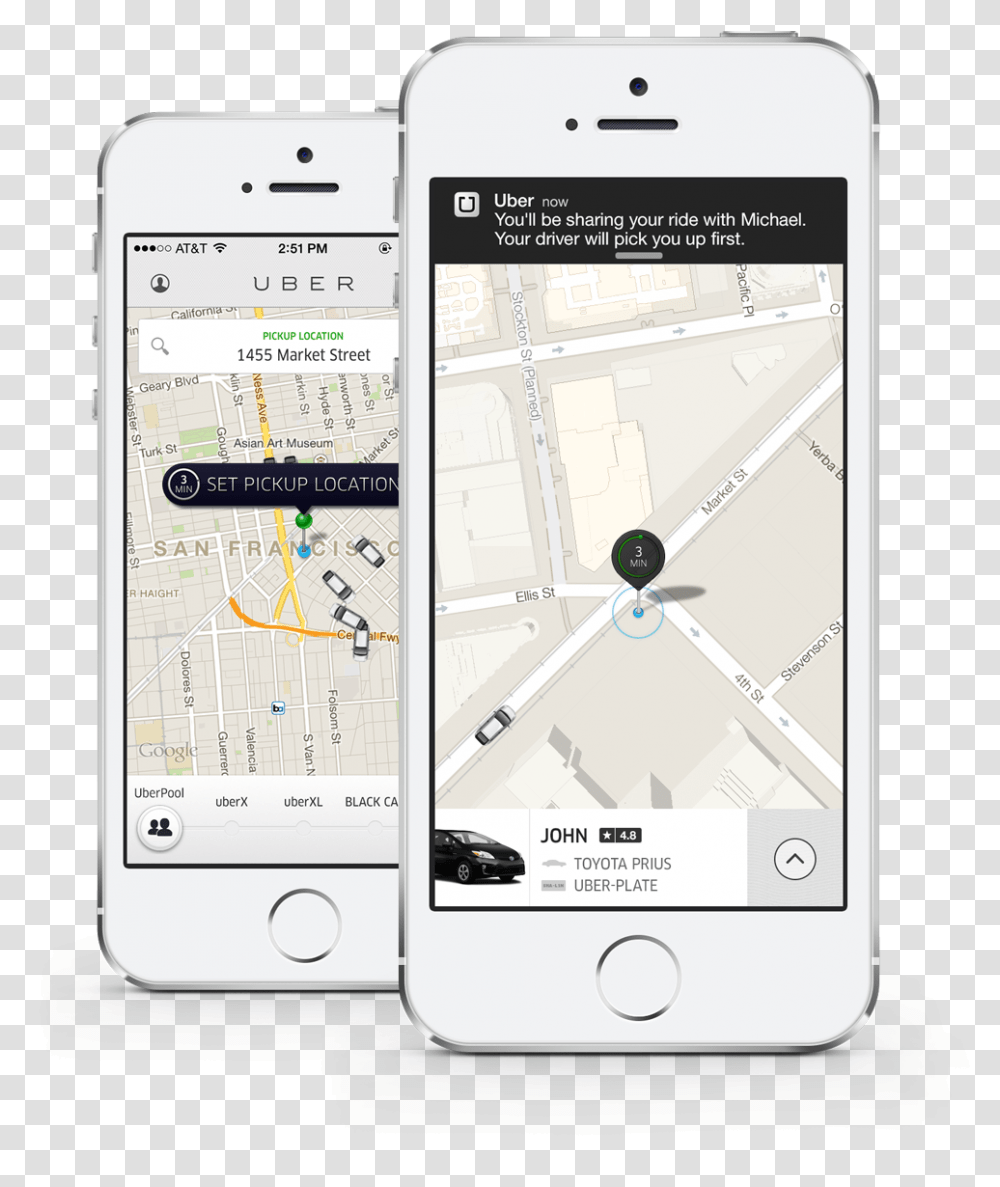 Uberpool Iphone, Mobile Phone, Electronics, Cell Phone, GPS Transparent Png