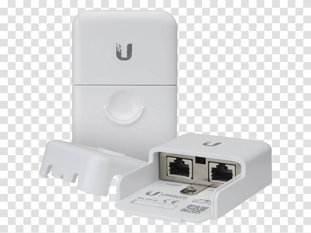 Ubiquiti Eth Sp Ethernet Surge Protector, Adapter, Plug, Appliance, Electrical Outlet Transparent Png