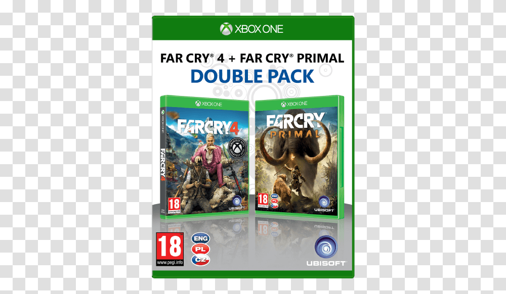 Ubisoft 2 Hry Pro Xbox One Far Cry 4 Far Cry Primal Xbox One, Person, Human, Dvd, Disk Transparent Png