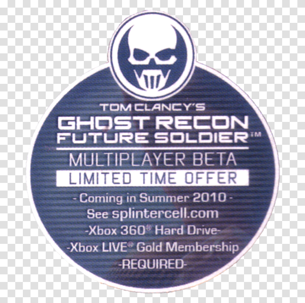 Ubisoft Are Stressing The Gamers Will Need To Have Ghost Recon Future Soldier, Label, Word, Advertisement Transparent Png