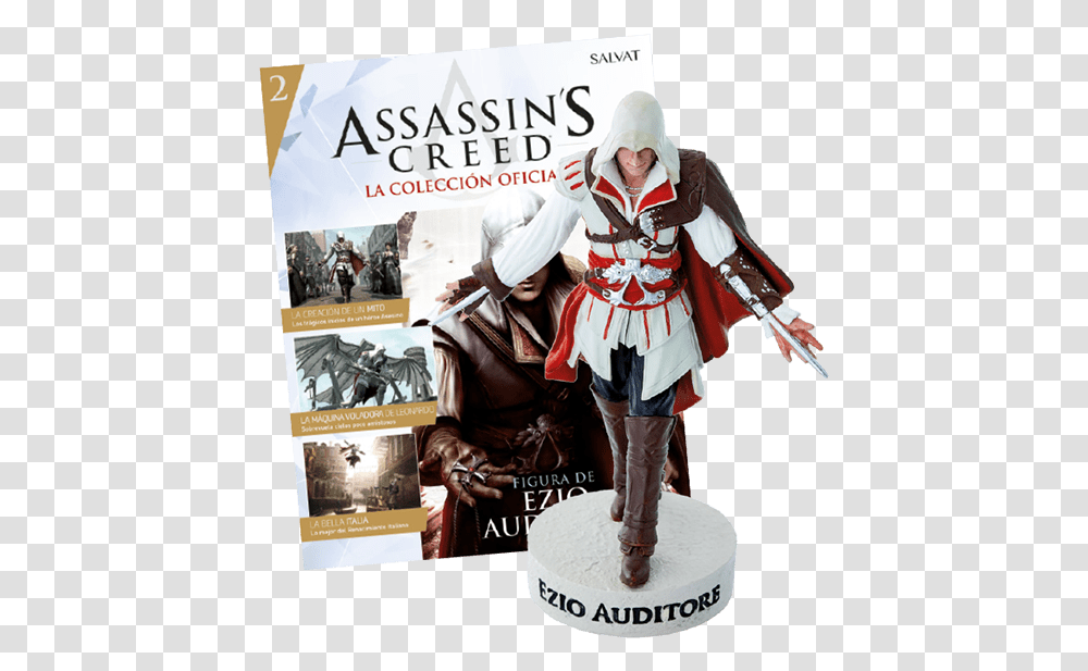 Ubisoft Lanza Coleccin Oficial De Assassins Creed Assassin's Creed, Person, Human, Book, Poster Transparent Png
