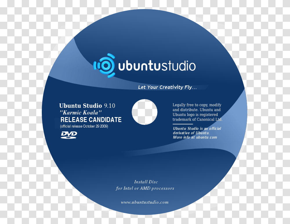 Ubuntu Studio, Disk, Dvd Transparent Png