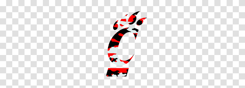 Uc Bearcats Logo Red Camouflage Free Images, Alphabet, Hand, Hook Transparent Png