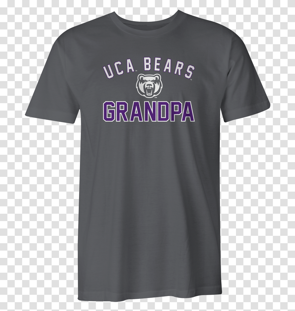 Uca Bears Grandpa Tee Active Shirt, Apparel, T-Shirt, Sleeve Transparent Png