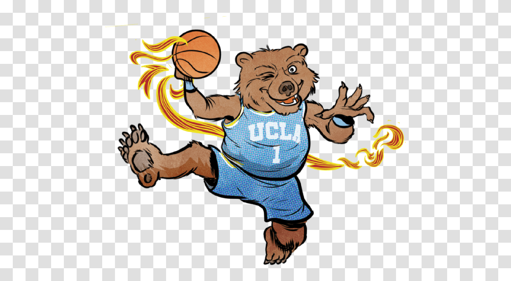 Ucla Basketball Mascot Ucla Basketball, Person, People, Sport, Team Sport Transparent Png