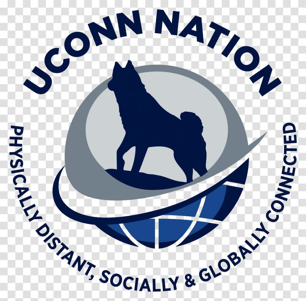 Uconn Nation Physically Distant Socially And Globally Non Sporting Group, Wolf, Mammal, Animal Transparent Png