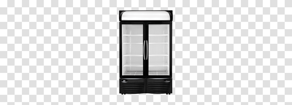 Udgf Upright Freezer With Double Glass Door, Appliance, Mailbox, Letterbox, Refrigerator Transparent Png