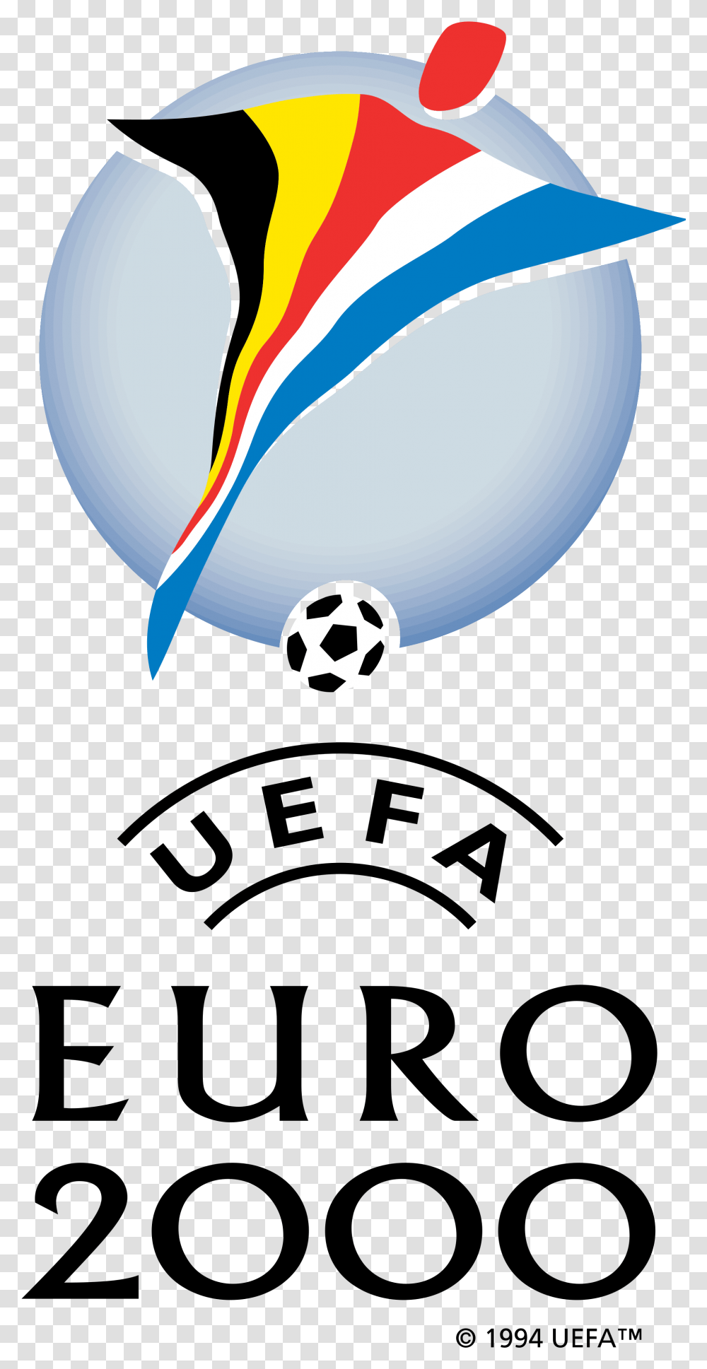 Uefa Euro 2000 Logo, Ball, Animal, Face, Sea Life Transparent Png