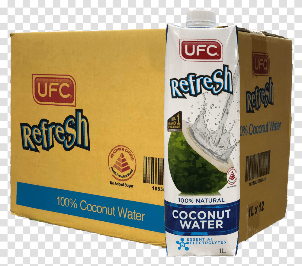 Ufc 100 Natural Coconut JuiceTitle Ufc 100 Natural Carton Transparent Png