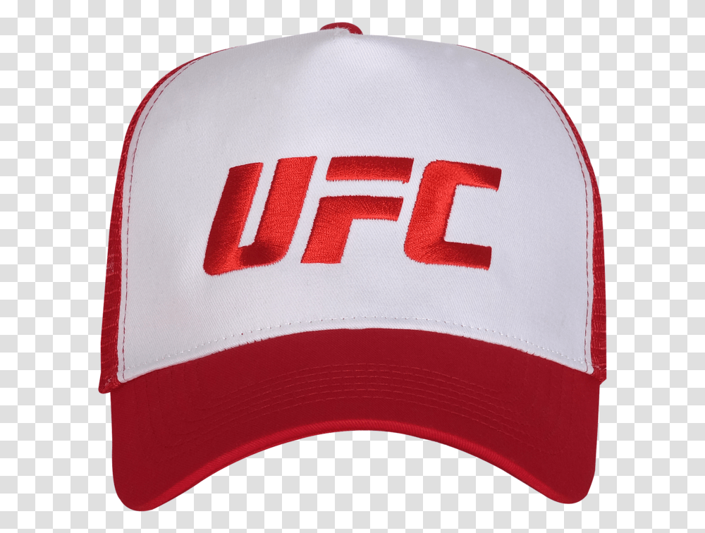Ufc Embroidered Trucker Cap Large Logo Baseball Cap, Clothing, Apparel, Hat, Bathing Cap Transparent Png