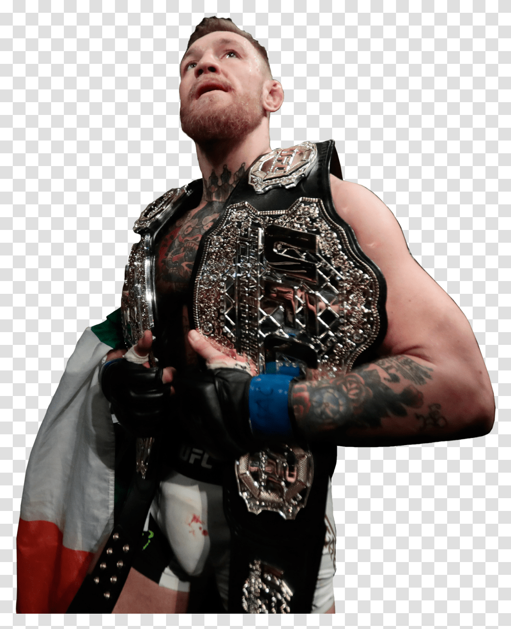 Ufc Star Mcgregor Arraigned In Melee Conor, Person, Skin, Tattoo, Clothing Transparent Png