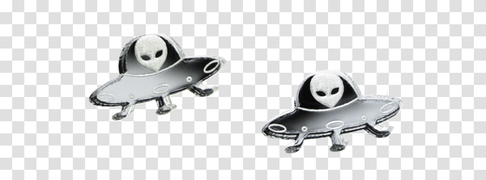 Ufo Earrings Aluminium Alloy, Spaceship, Aircraft, Vehicle, Transportation Transparent Png