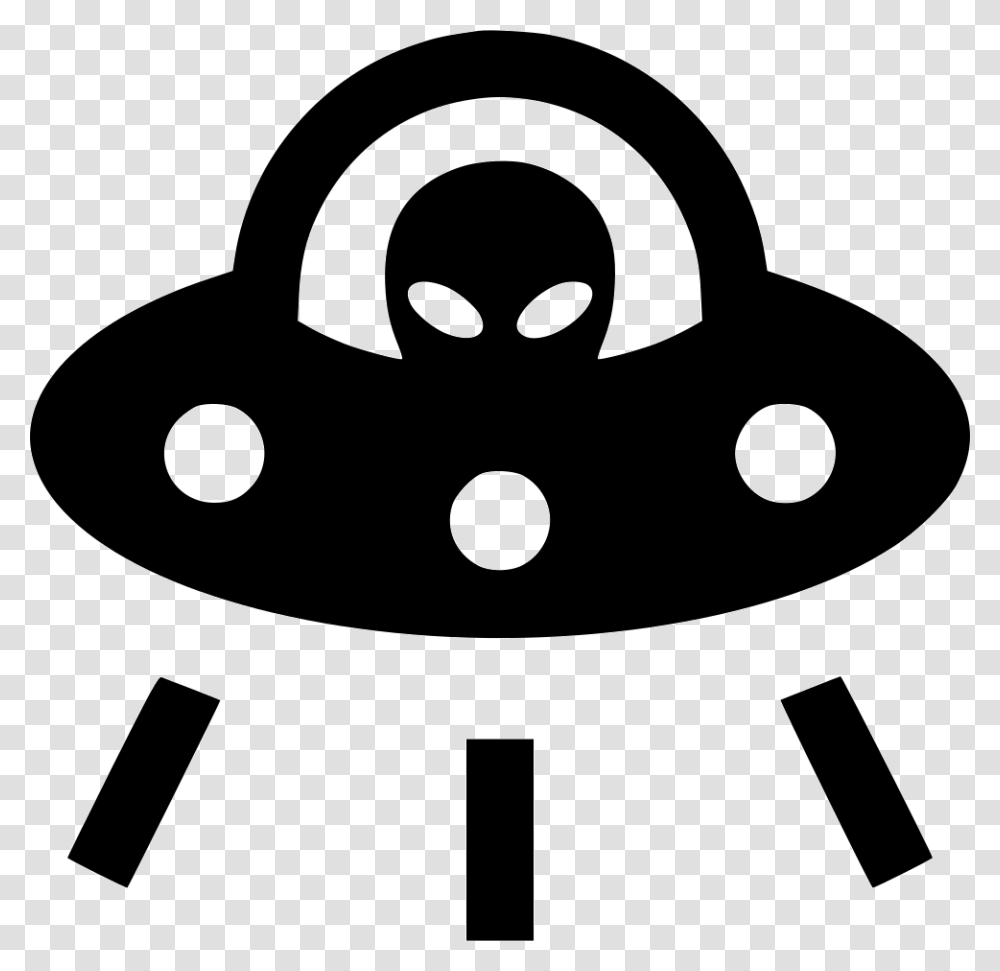 Ufo Space Ship Alien Svg Icon Free Download Ufo Icon, Stencil, Tire, Wheel, Machine Transparent Png
