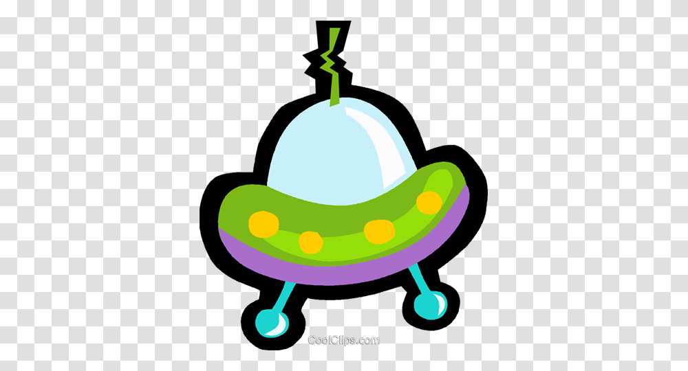 Ufo Space Ship Royalty Free Vector Clip Art Illustration, Animal, Hat, Lawn Mower Transparent Png