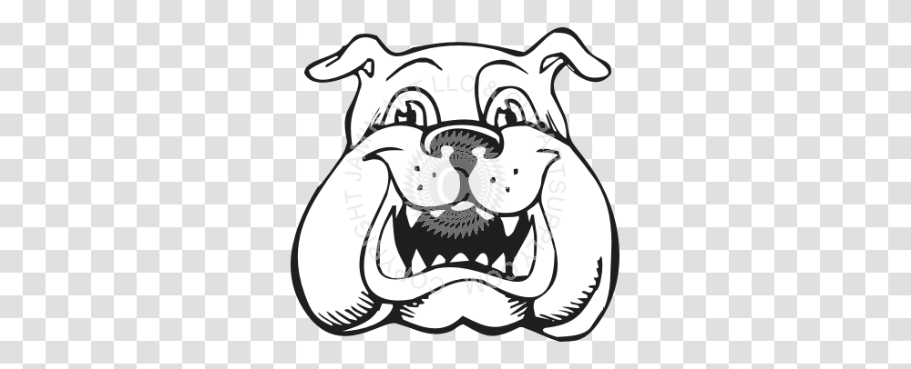 Uga Bulldog Cartoon Drawing, Doodle, Mammal, Animal, Teeth Transparent Png